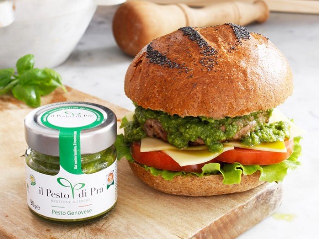 Burger con Pesto di Pra’
