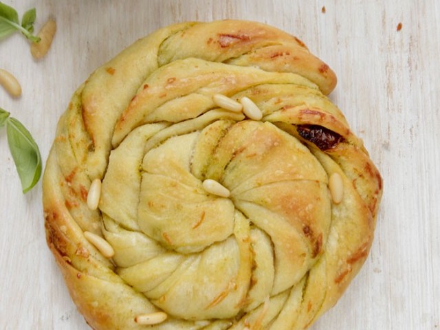 Torta salata al pesto di Pra’