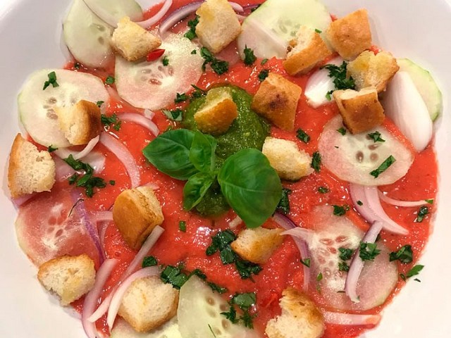 Gazpacho freddo al pomodoro