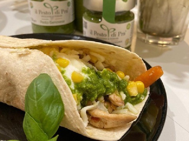 Fajitas messicane con Pesto di Pra’