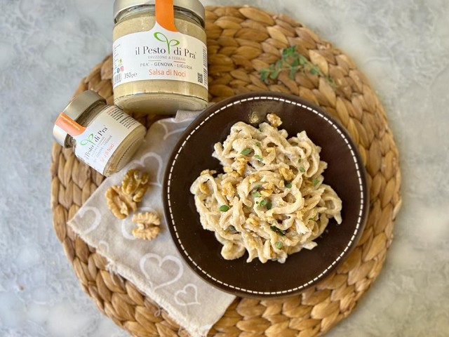Pencinelle con salsa alle noci