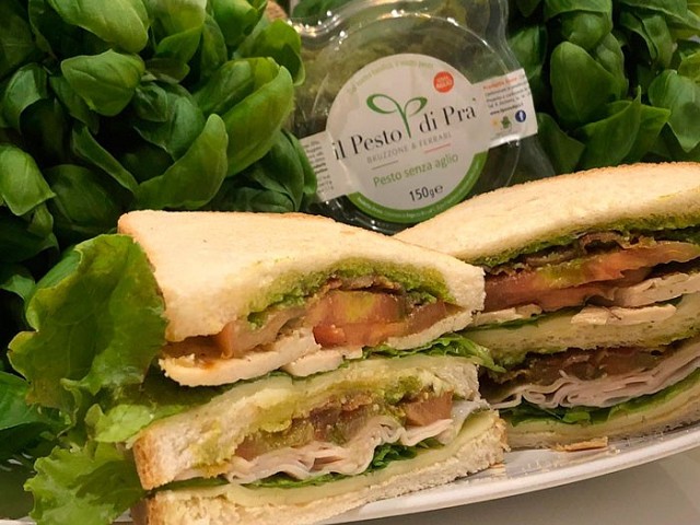 Club Sandwich con il Pesto di Pra’